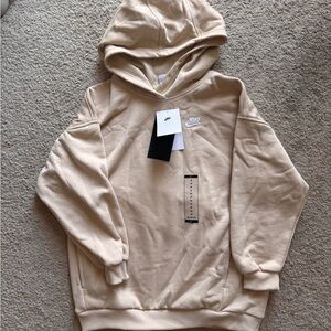 NWT Nike Beige youth Hoodie Medium